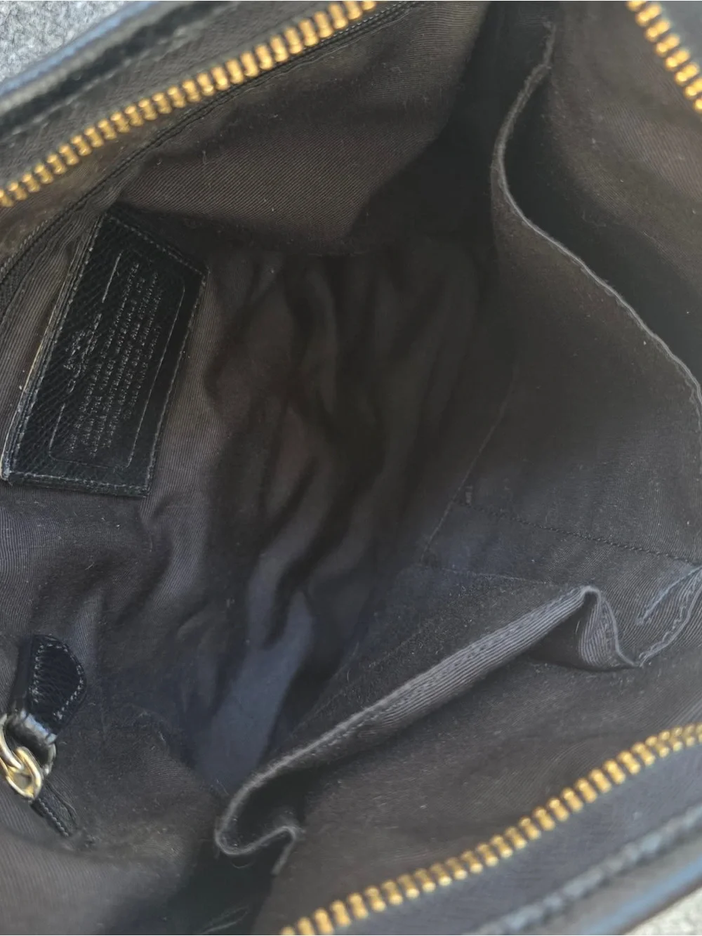 Coach Brown/Black Signature Crossbody Bag